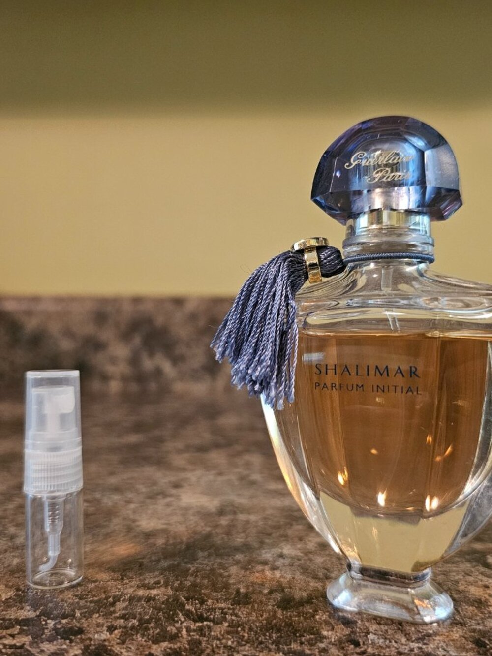 2 ML Sample SHALIMAR PARFUM INITIAL by Guerlain EDP Perfume Travel Spray